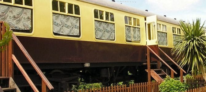 Stay in a Converted Train