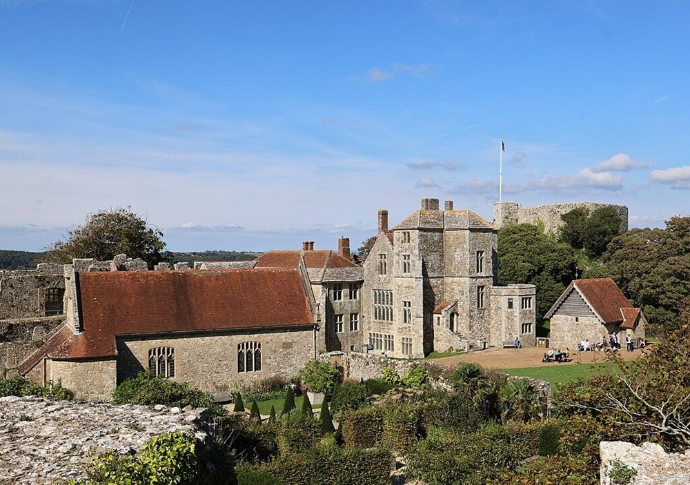 A view over the castle grounds